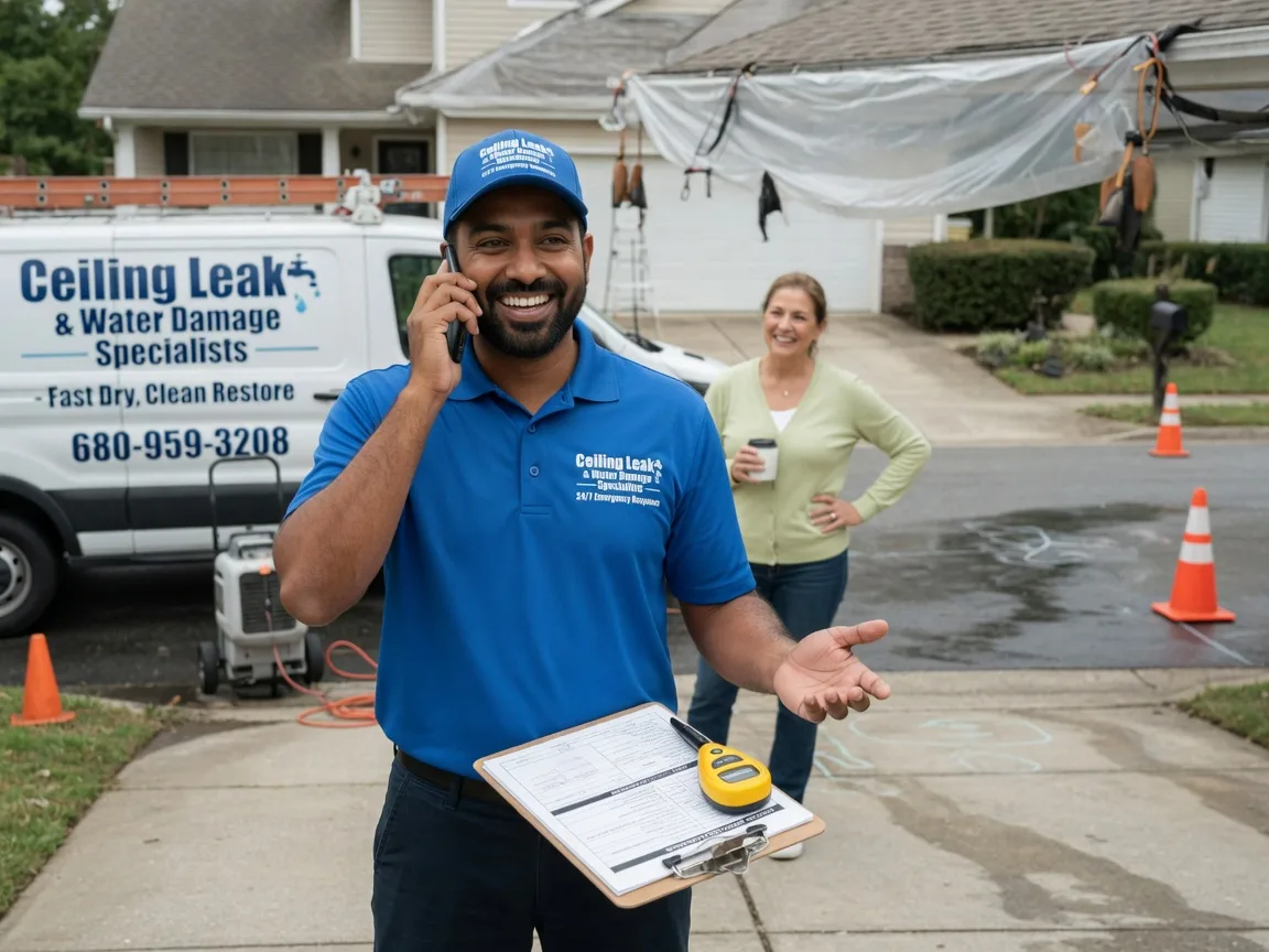 Ceiling Leak Cleanup Nevada, TX FAQs